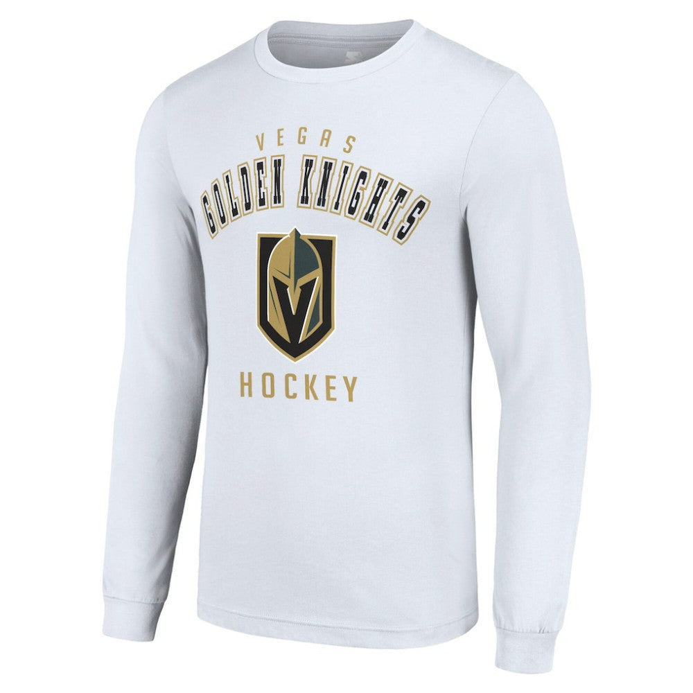 Vegas Golden Knights Starter Logo Long Sleeve T-Shirt - White | US 202216242