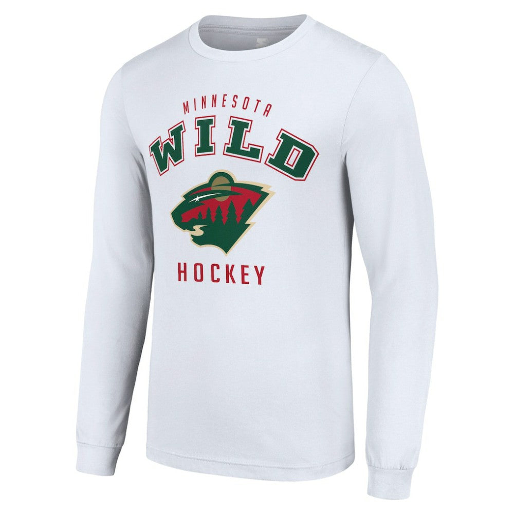Minnesota Wild Starter Logo Long Sleeve T-Shirt - White | US 202216246