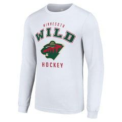 Minnesota Wild Starter Logo Long Sleeve T-Shirt - White | US 202216246