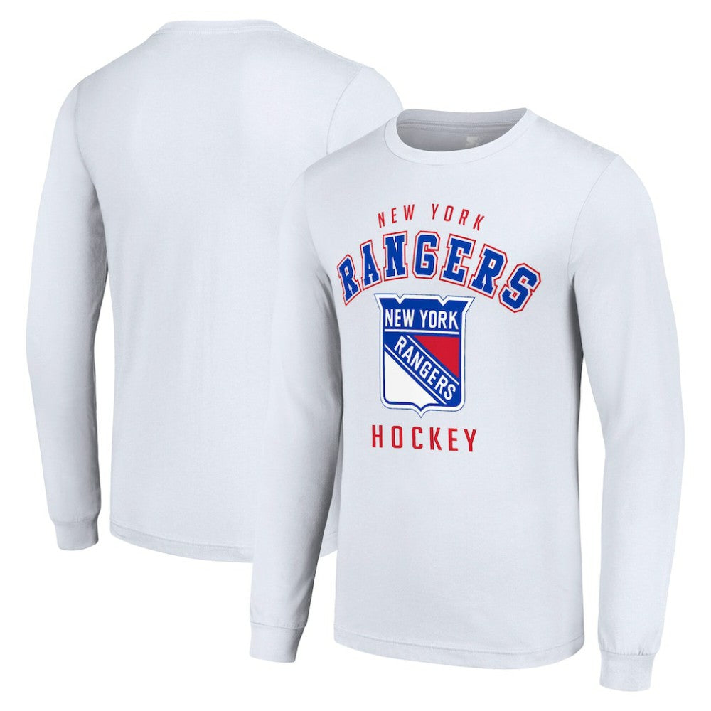 New York Rangers Starter Logo Long Sleeve T-Shirt - White | US 202216252