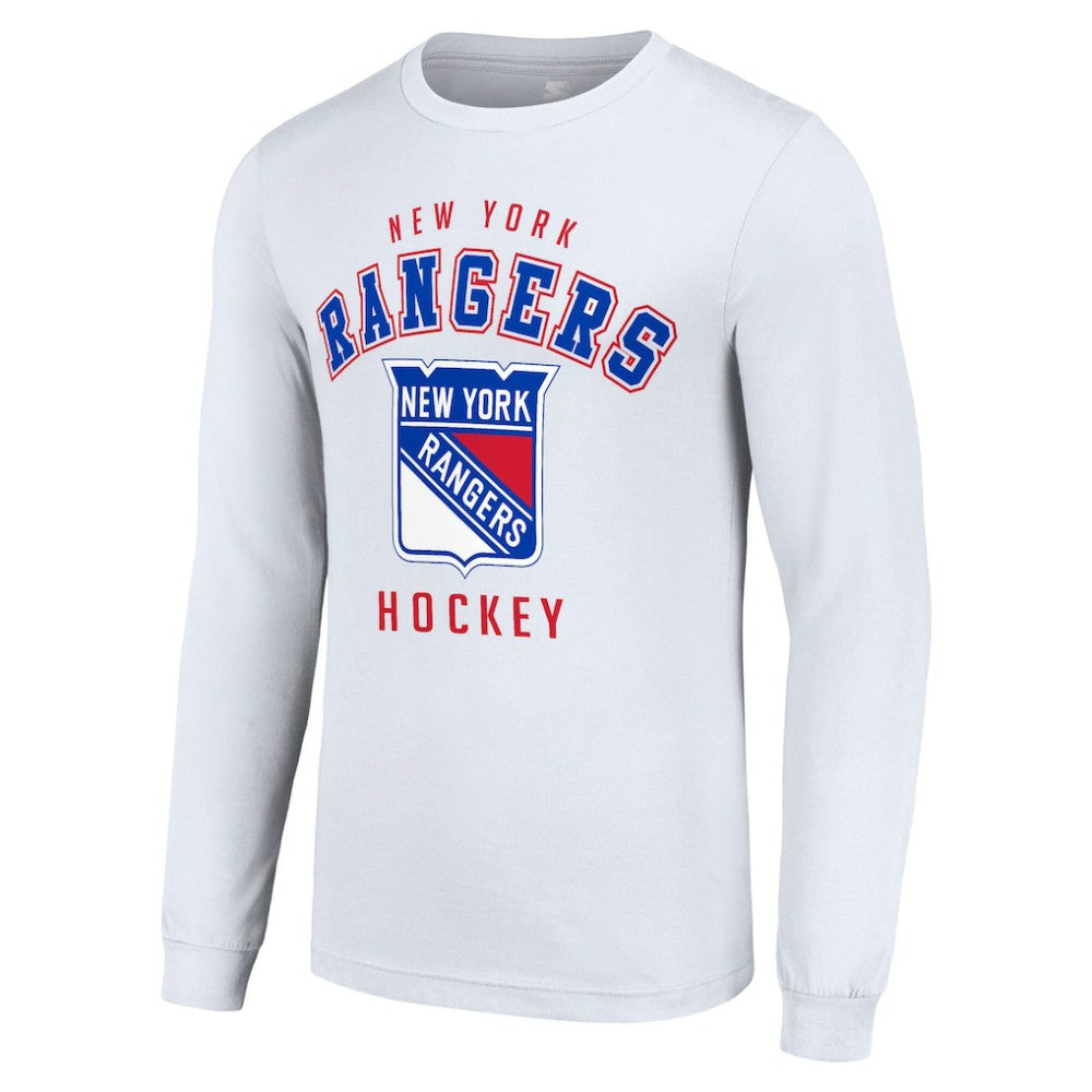 New York Rangers Starter Logo Long Sleeve T-Shirt - White | US 202216252
