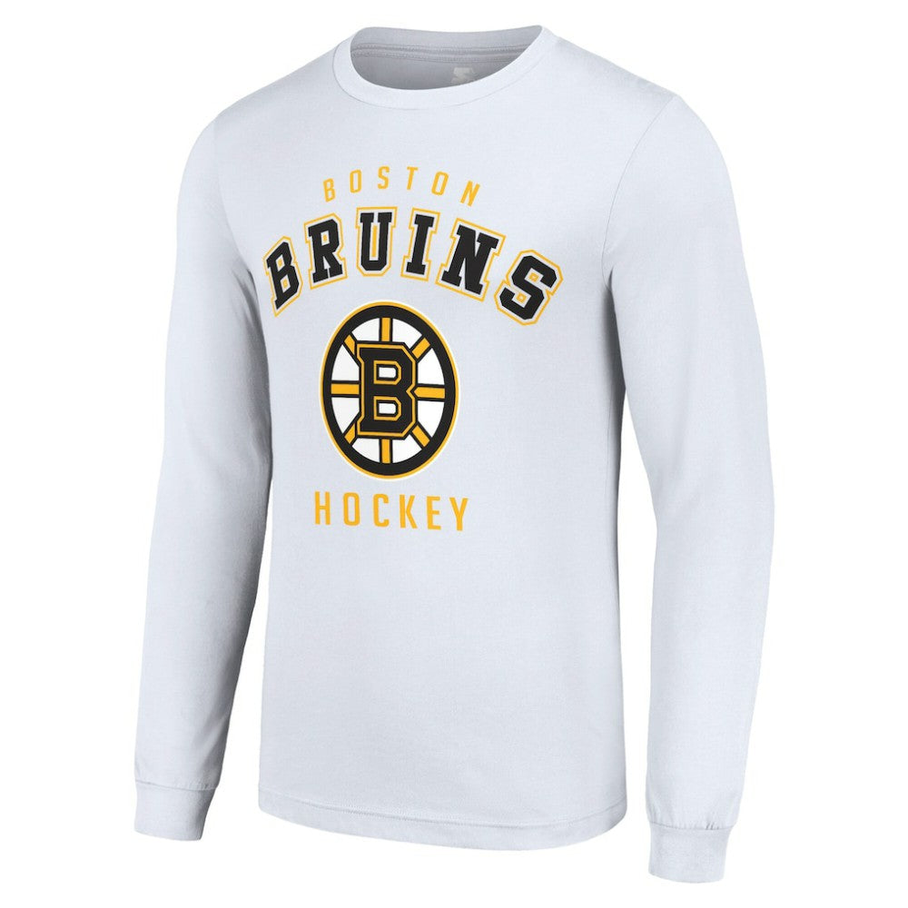 Boston Bruins Starter Logo Long Sleeve T-Shirt - White | US 202216253