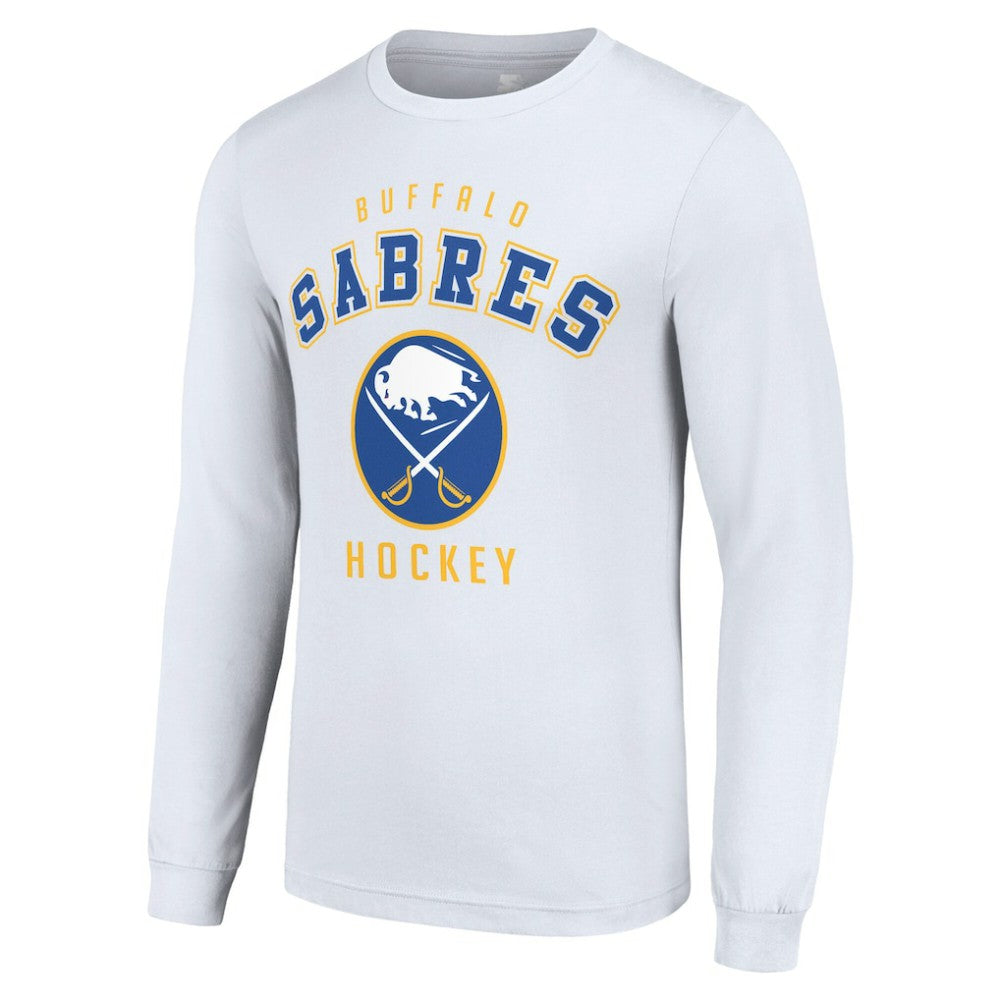 Buffalo Sabres Starter Logo Long Sleeve T-Shirt - White | US 202216254