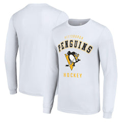 Pittsburgh Penguins Starter Logo Long Sleeve T-Shirt - White | US 202216255