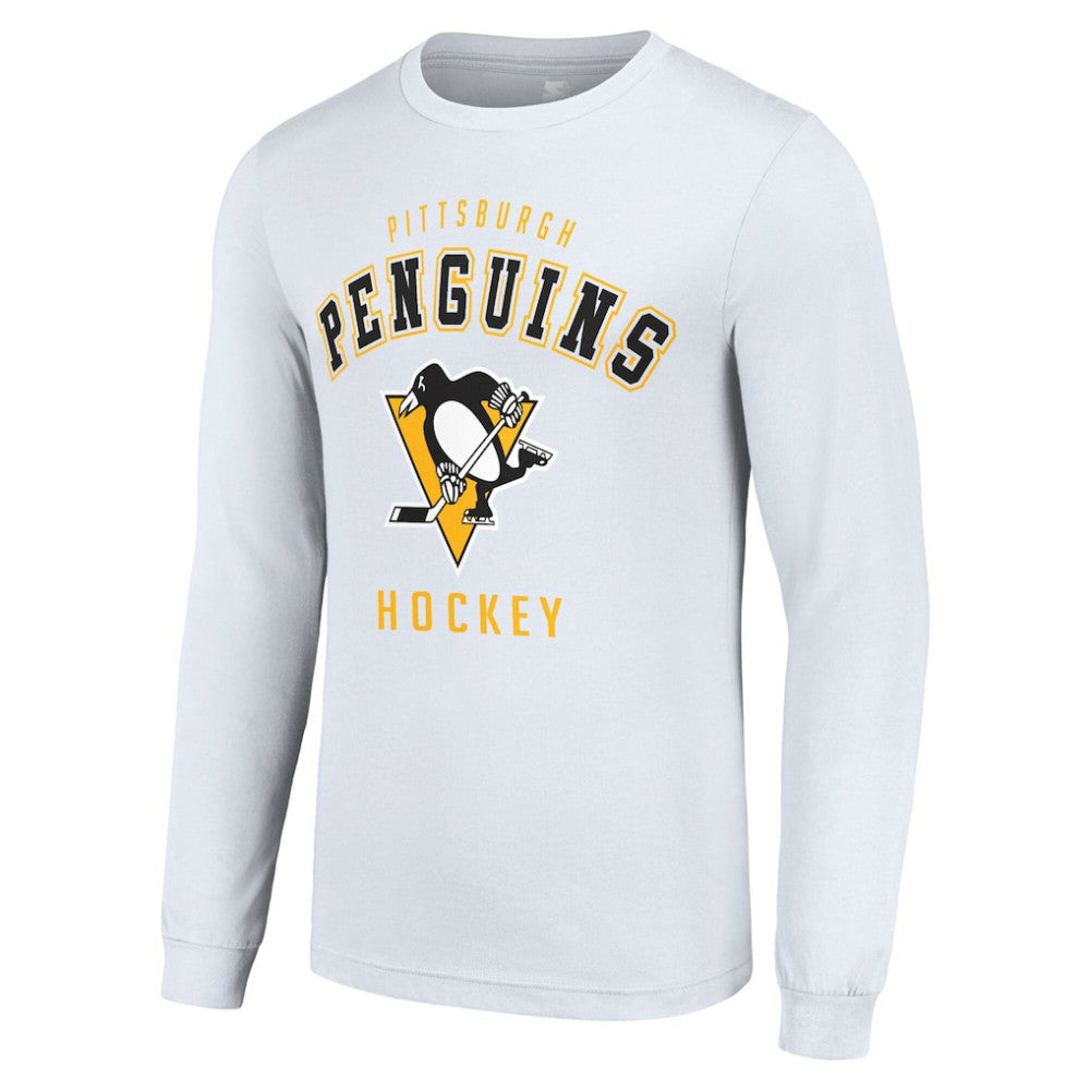 Pittsburgh Penguins Starter Logo Long Sleeve T-Shirt - White | US 202216255