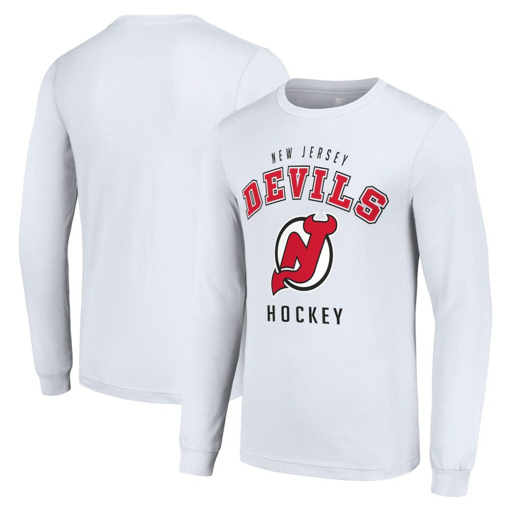 New Jersey Devils Starter Logo Long Sleeve T-Shirt - White | US 202216258