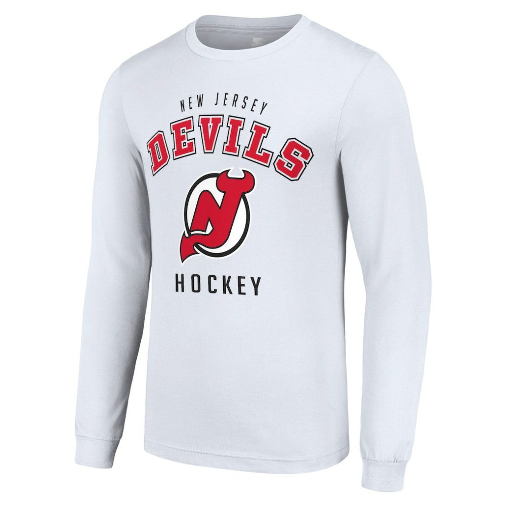 New Jersey Devils Starter Logo Long Sleeve T-Shirt - White | US 202216258