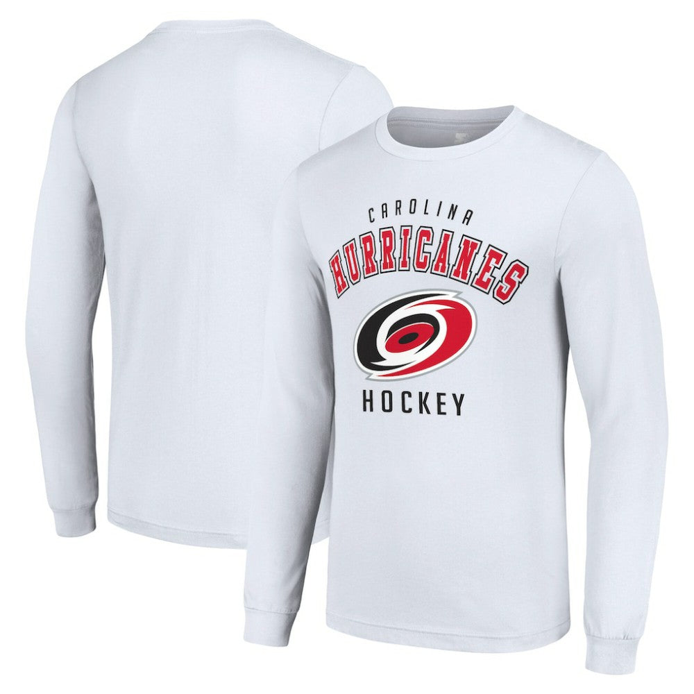 Carolina Hurricanes Starter Logo Long Sleeve T-Shirt - White | US 202216260