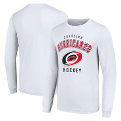 Carolina Hurricanes Starter Logo Long Sleeve T-Shirt - White | US 202216260