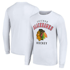Chicago Blackhawks Starter Logo Long Sleeve T-Shirt - White | US 202216261