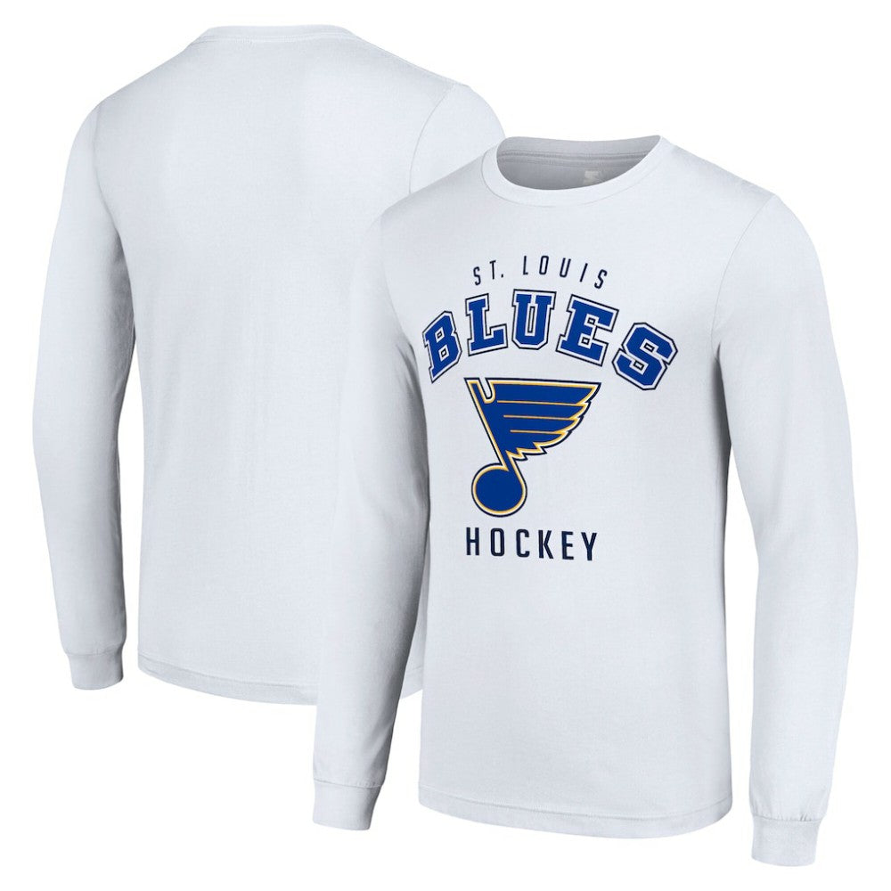 St. Louis Blues Starter Logo Long Sleeve T-Shirt - White | US 202216262