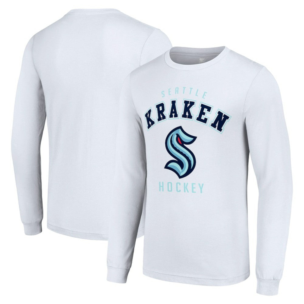 Seattle Kraken Starter Logo Long Sleeve T-Shirt - White | US 202216263