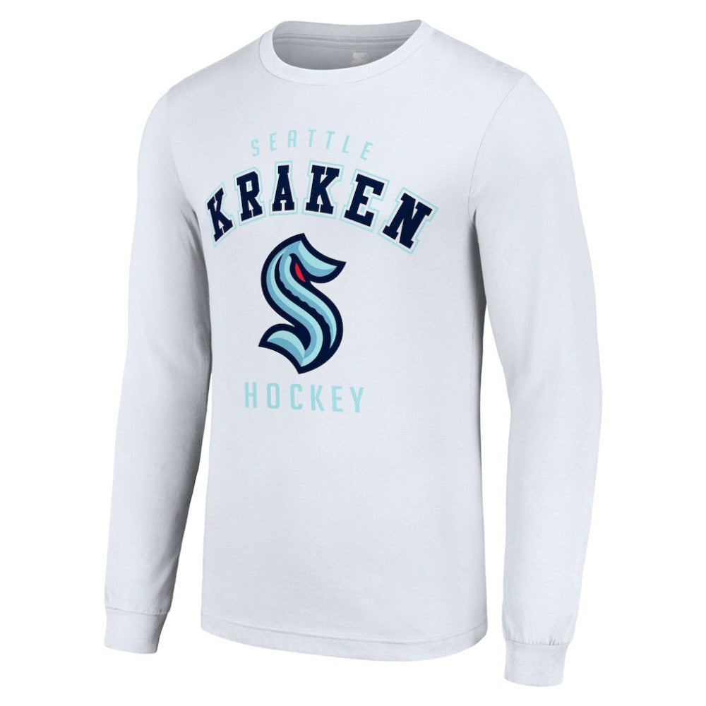 Seattle Kraken Starter Logo Long Sleeve T-Shirt - White | US 202216263