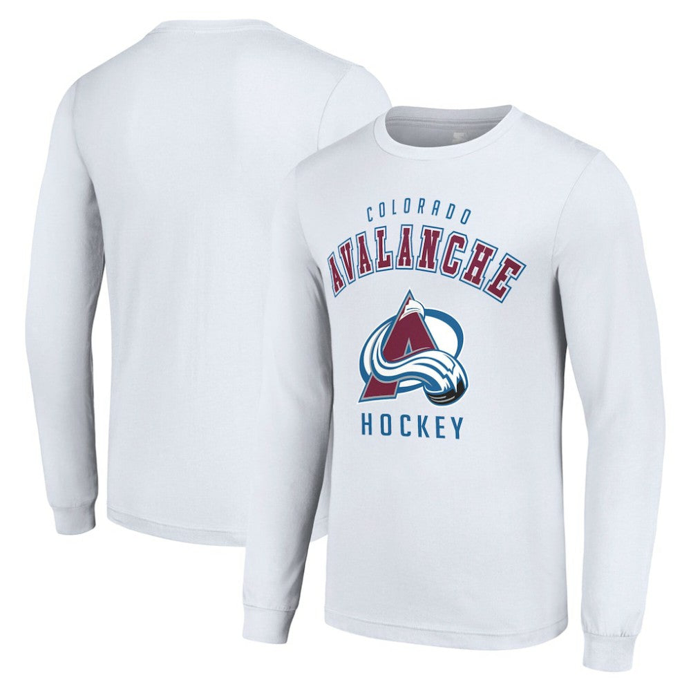 Colorado Avalanche Starter Logo Long Sleeve T-Shirt - White | US 202216264