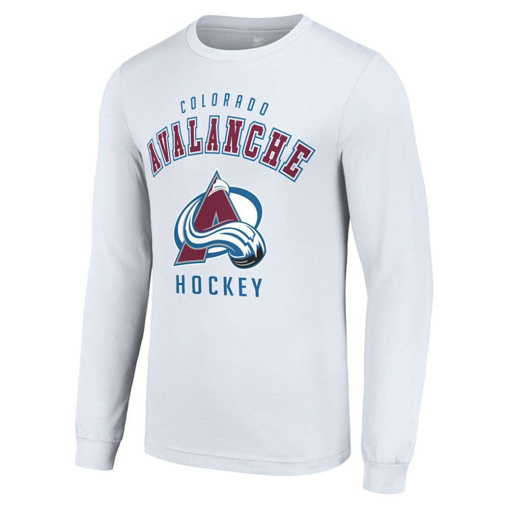 Colorado Avalanche Starter Logo Long Sleeve T-Shirt - White | US 202216264
