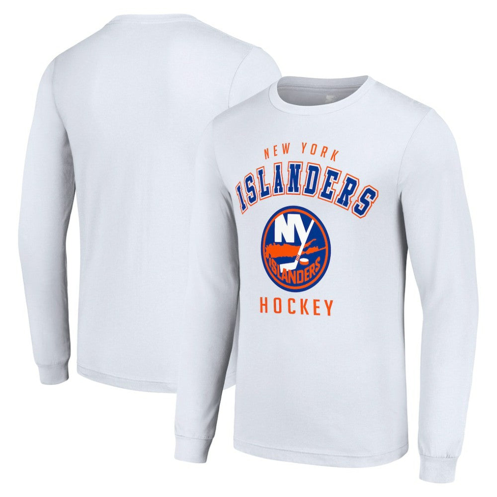 New York Islanders Starter Logo Long Sleeve T-Shirt - White | US 202216265