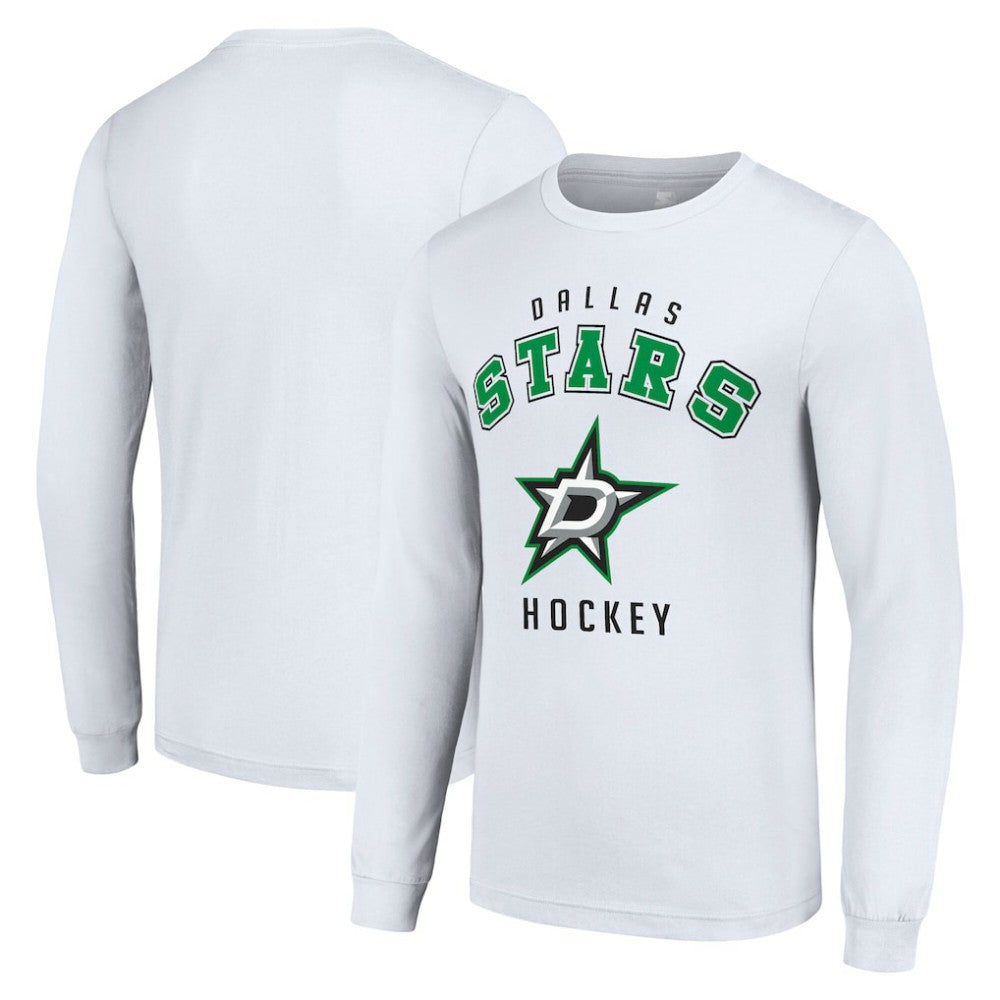 Dallas Stars Starter Logo Long Sleeve T-Shirt - White | US 202216267