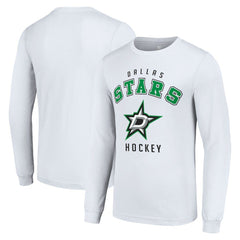 Dallas Stars Starter Logo Long Sleeve T-Shirt - White | US 202216267