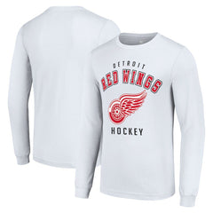 Detroit Red Wings Starter Logo Long Sleeve T-Shirt - White | US 202216268