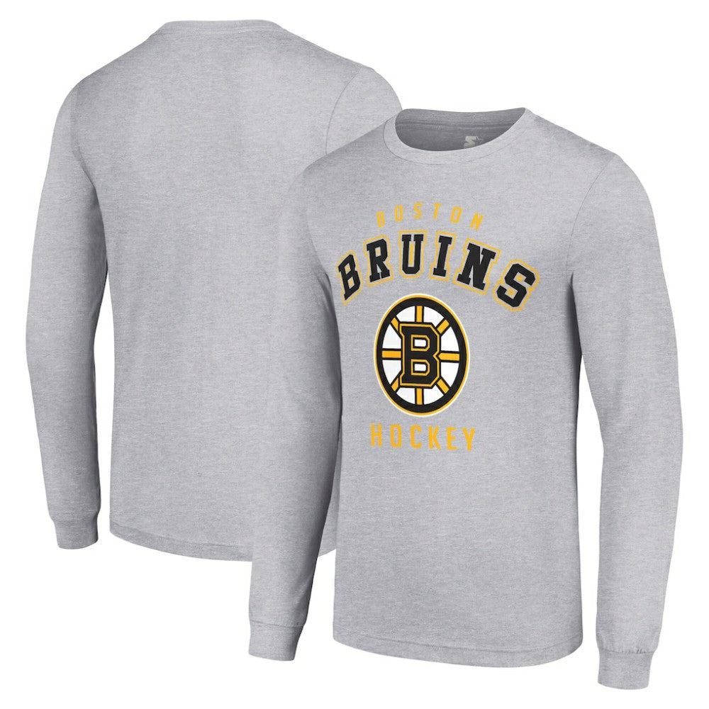 Boston Bruins Starter Logo Long Sleeve T-Shirt - Heather Gray | US 202216275