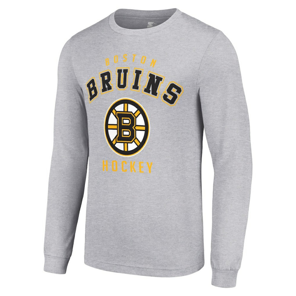 Boston Bruins Starter Logo Long Sleeve T-Shirt - Heather Gray | US 202216275