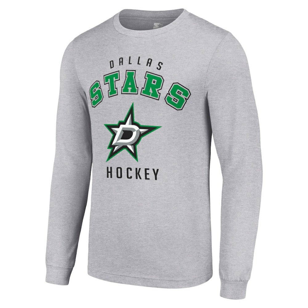 Dallas Stars Starter Logo Long Sleeve T-Shirt - Heather Gray | US 202216282