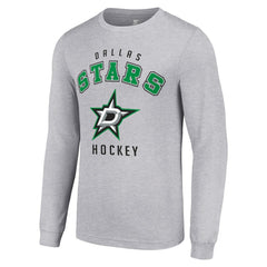 Dallas Stars Starter Logo Long Sleeve T-Shirt - Heather Gray | US 202216282