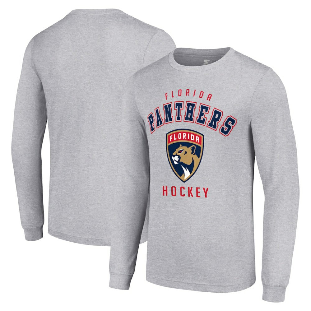 Florida Panthers Starter Logo Long Sleeve T-Shirt - Heather Gray | US 202216285