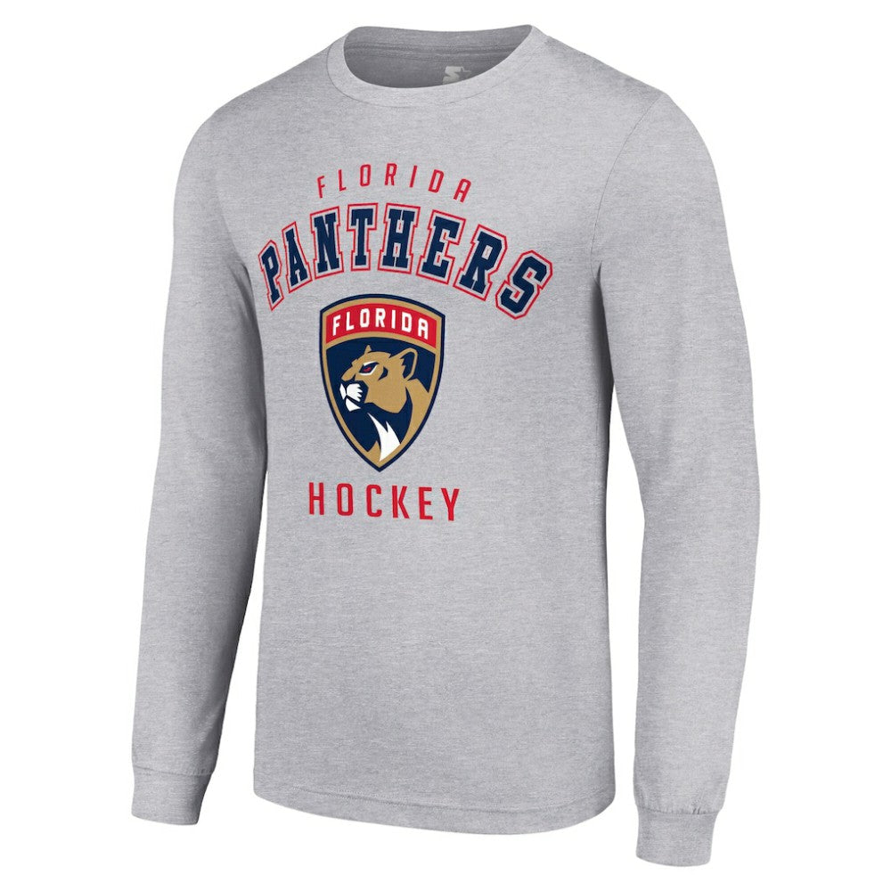 Florida Panthers Starter Logo Long Sleeve T-Shirt - Heather Gray | US 202216285