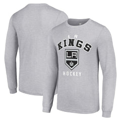 Los Angeles Kings Starter Logo Long Sleeve T-Shirt - Heather Gray | US 202216286