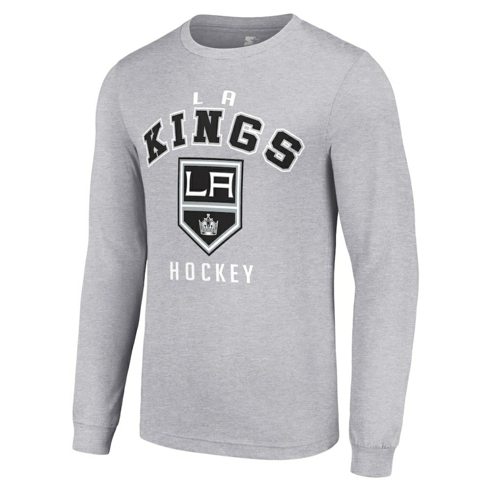 Los Angeles Kings Starter Logo Long Sleeve T-Shirt - Heather Gray | US 202216286