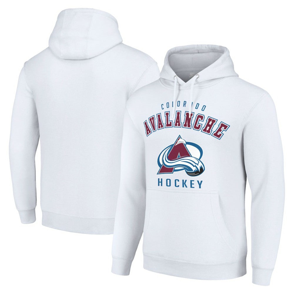 Colorado Avalanche Starter Logo Pullover Hoodie - White | US 202216304