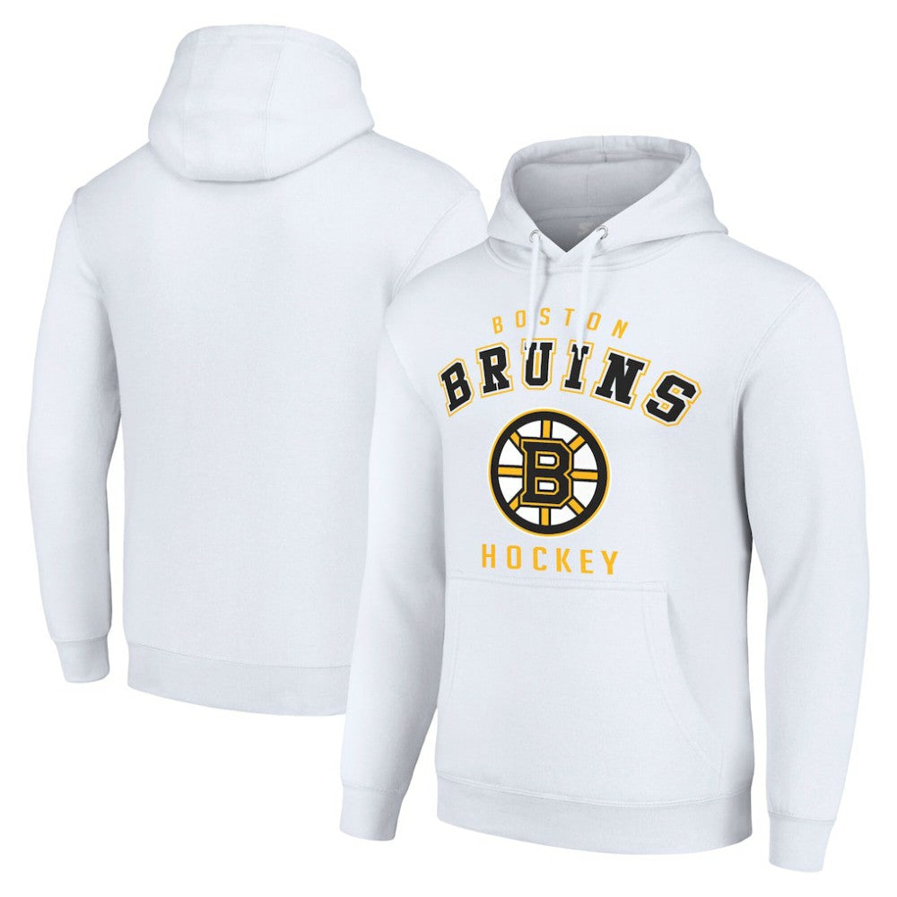 Boston Bruins Starter Logo Pullover Hoodie - White | US 202216306
