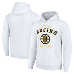Boston Bruins Starter Logo Pullover Hoodie - White | US 202216306