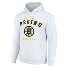 Boston Bruins Starter Logo Pullover Hoodie - White | US 202216306