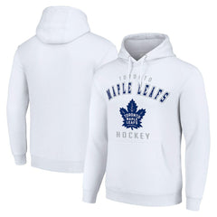 Toronto Maple Leafs Starter Logo Pullover Hoodie - White | US 202216312