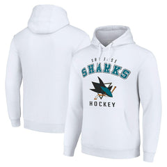 San Jose Sharks Starter Logo Pullover Hoodie - White | US 202216318