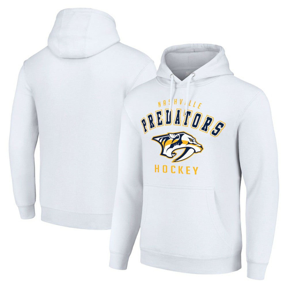 Nashville Predators Starter Logo Pullover Hoodie - White | US 202216320