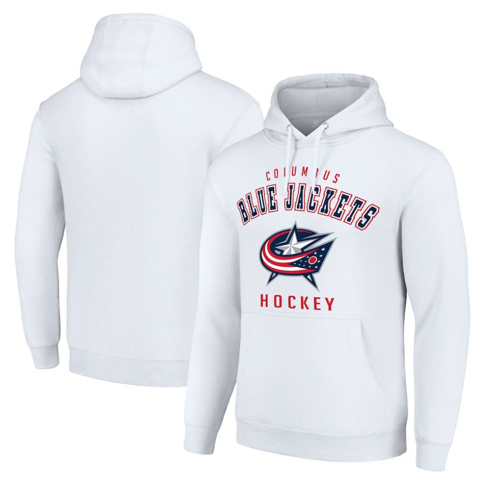 Columbus Blue Jackets Starter Logo Pullover Hoodie - White | US 202216321