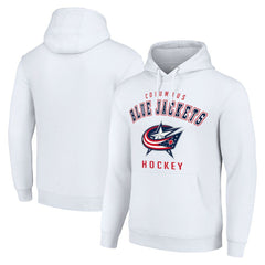 Columbus Blue Jackets Starter Logo Pullover Hoodie - White | US 202216321