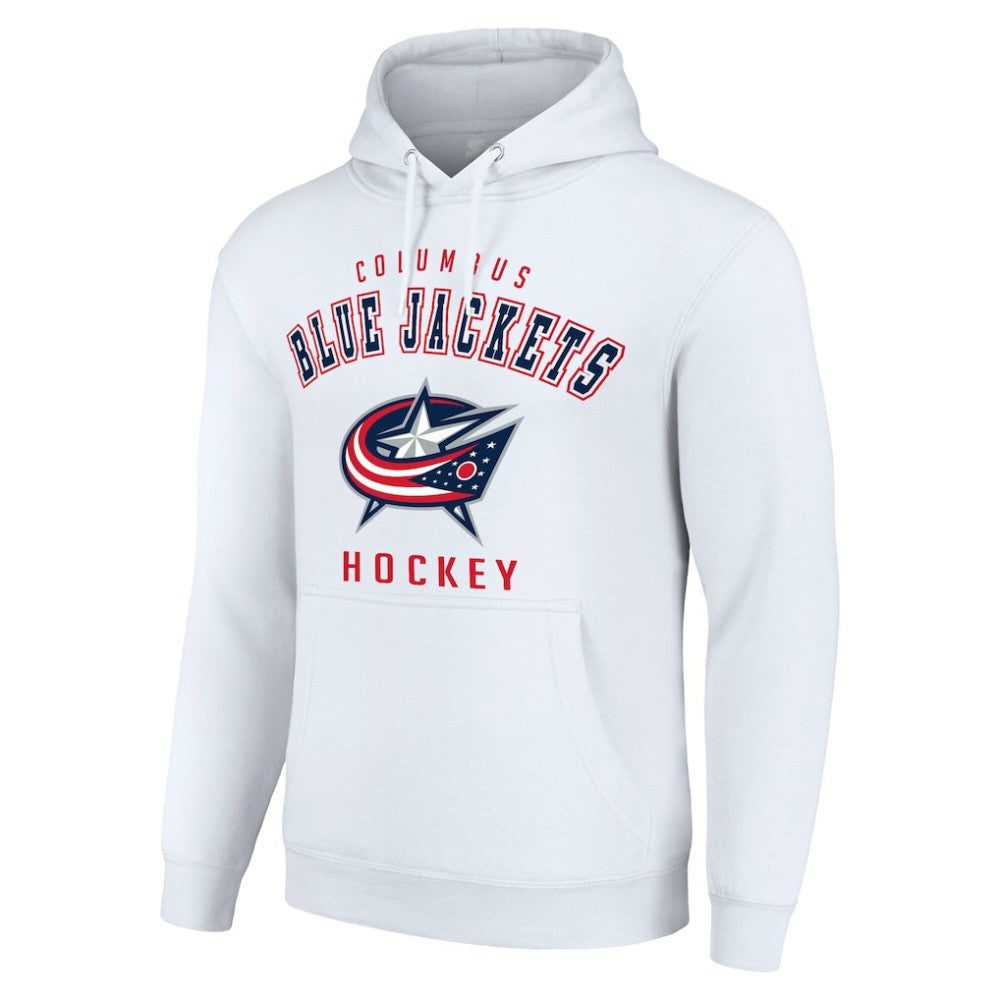 Columbus Blue Jackets Starter Logo Pullover Hoodie - White | US 202216321