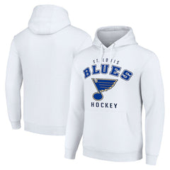 St. Louis Blues Starter Logo Pullover Hoodie - White | US 202216322