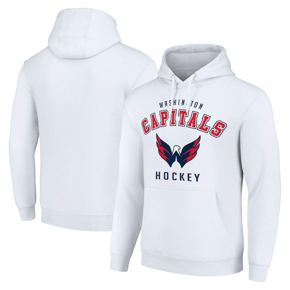 Washington Capitals Starter Logo Pullover Hoodie - White | US 202216328