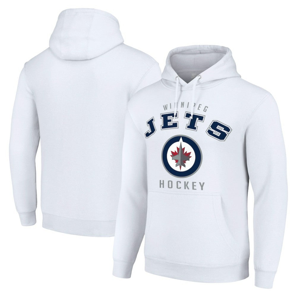 Winnipeg Jets Starter Logo Pullover Hoodie - White | US 202216329
