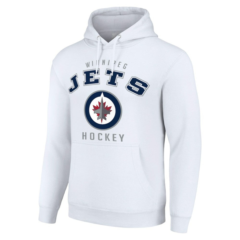 Winnipeg Jets Starter Logo Pullover Hoodie - White | US 202216329