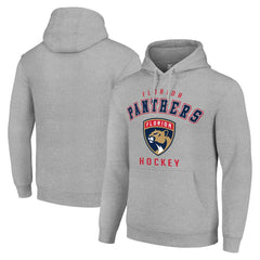 Florida Panthers Starter Logo Pullover Hoodie - Heather Gray | US 202216342