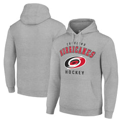 Carolina Hurricanes Starter Logo Pullover Hoodie - Heather Gray | US 202216343