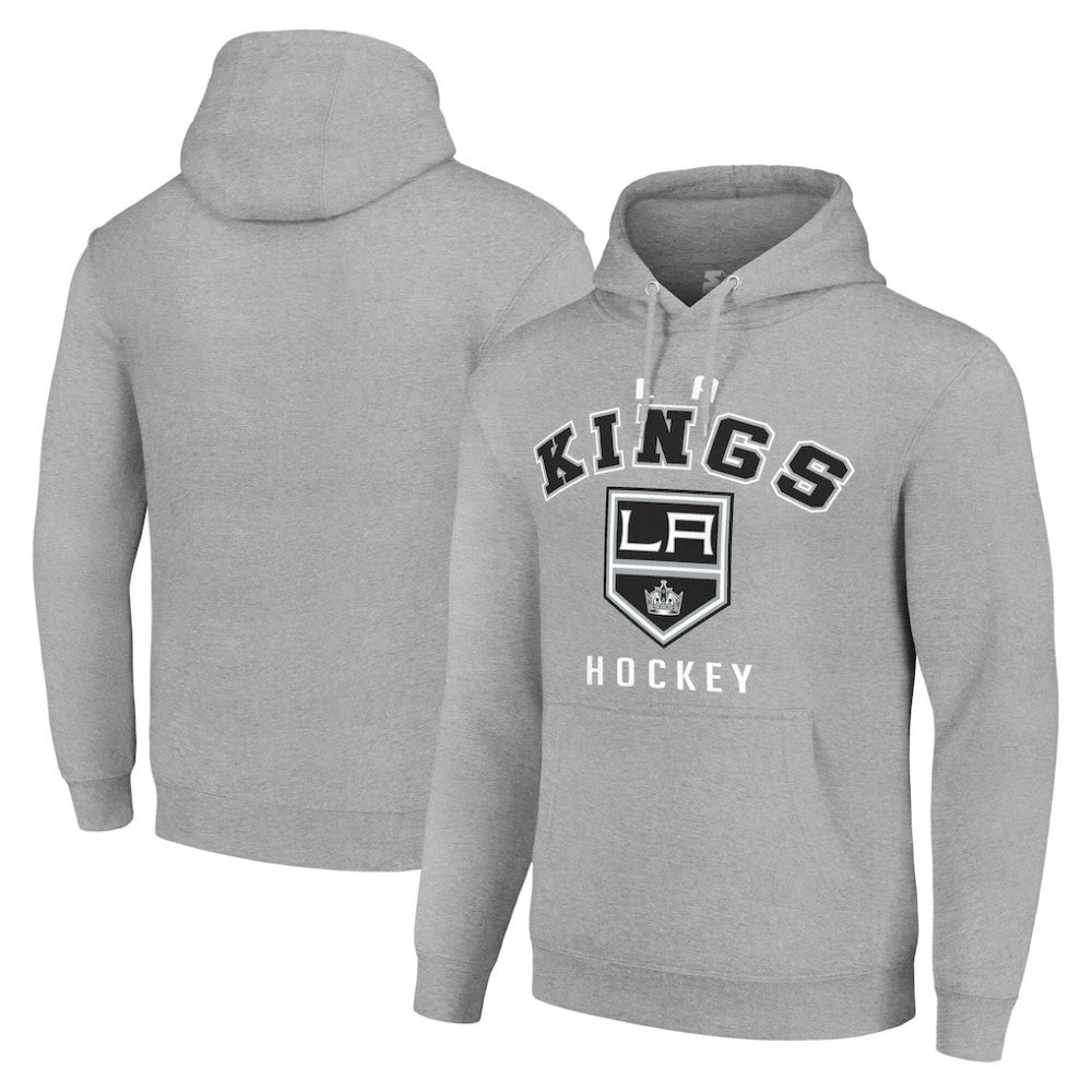 Los Angeles Kings Starter Logo Pullover Hoodie - Heather Gray | US 202216346