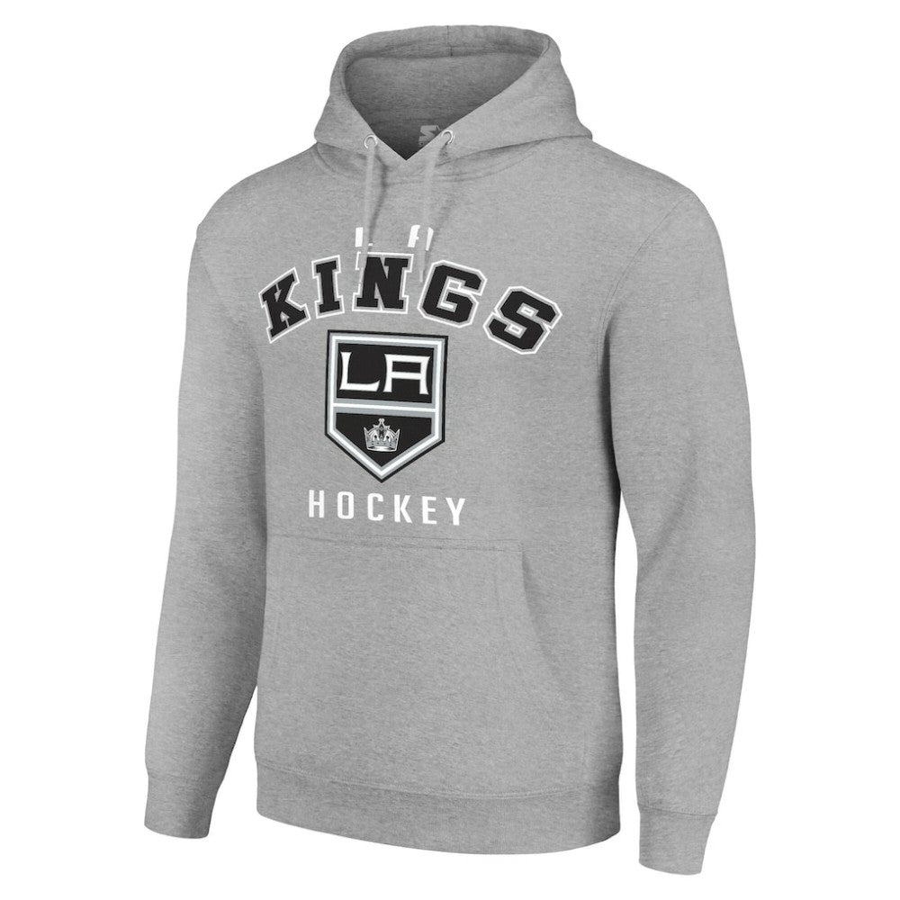 Los Angeles Kings Starter Logo Pullover Hoodie - Heather Gray | US 202216346