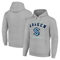 Seattle Kraken Starter Logo Pullover Hoodie - Heather Gray | US 202216347